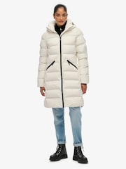 Superdry White City Mid Padded Jacket - Image 4 of 9