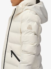 Superdry White City Mid Padded Jacket - Image 7 of 9