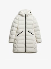 Superdry White City Mid Padded Jacket - Image 8 of 9