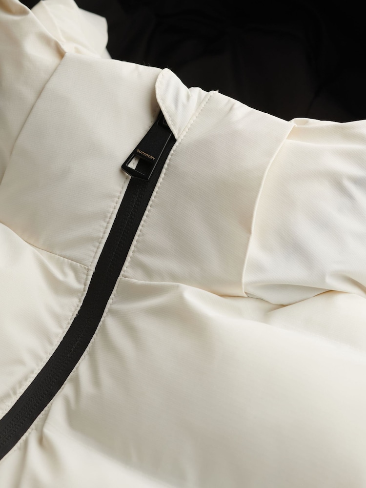Superdry White City Mid Padded Jacket - Image 9 of 9