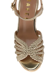 Ravel Geflochtene Riemensandalen mit Keilabsatz - Bild 4 von 4