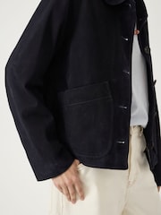 Hush Blue Shaw Suede Jacket - Image 5 of 6