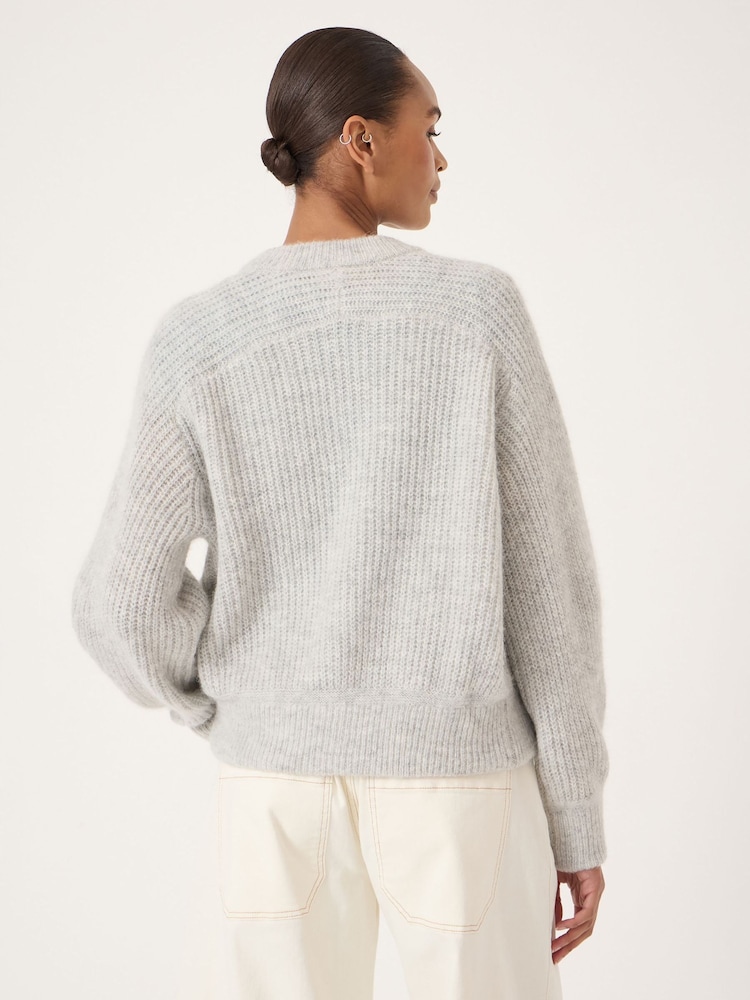 Hush Grey Raven Wool Blend Cardigan - Image 2 of 5