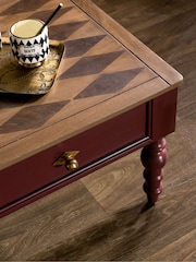 Rockett St George Brick Red Emporium Storage Coffee Table - Image 2 of 12
