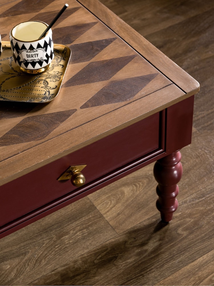 Rockett St George Brick Red Emporium Storage Coffee Table - Image 2 of 12