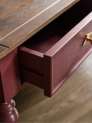 Rockett St George Brick Red Emporium Storage Coffee Table - Image 6 of 12