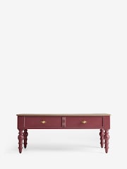 Rockett St George Brick Red Emporium Storage Coffee Table - Image 9 of 12