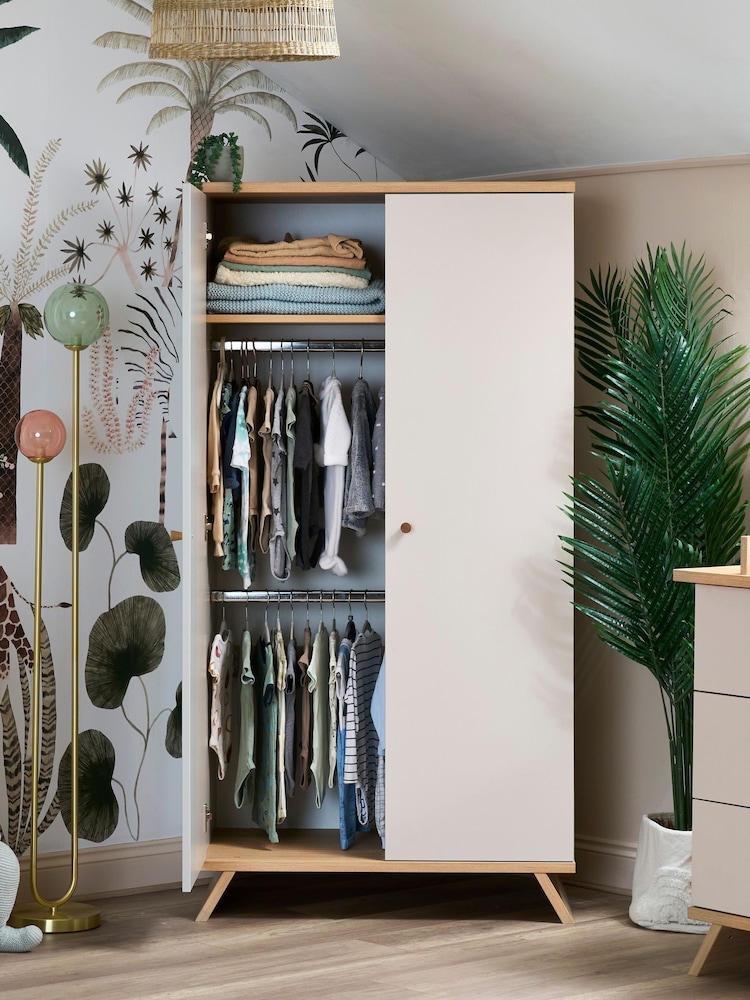 Obaby Latte Thea Double Wardrobe - Image 2 of 5