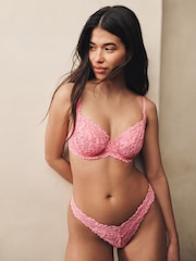 أبيض/وردي - Lace Ultimate Comfort Bras 2 Pack - صورة 5 من 10