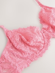 أبيض/وردي - Lace Ultimate Comfort Bras 2 Pack - صورة 9 من 10