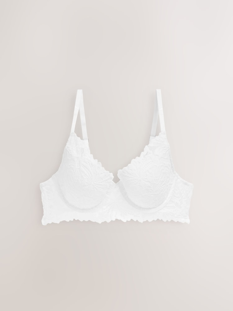 أسود/أبيض - Lace Ultimate Comfort Bras 2 Pack - صورة 13 من 13