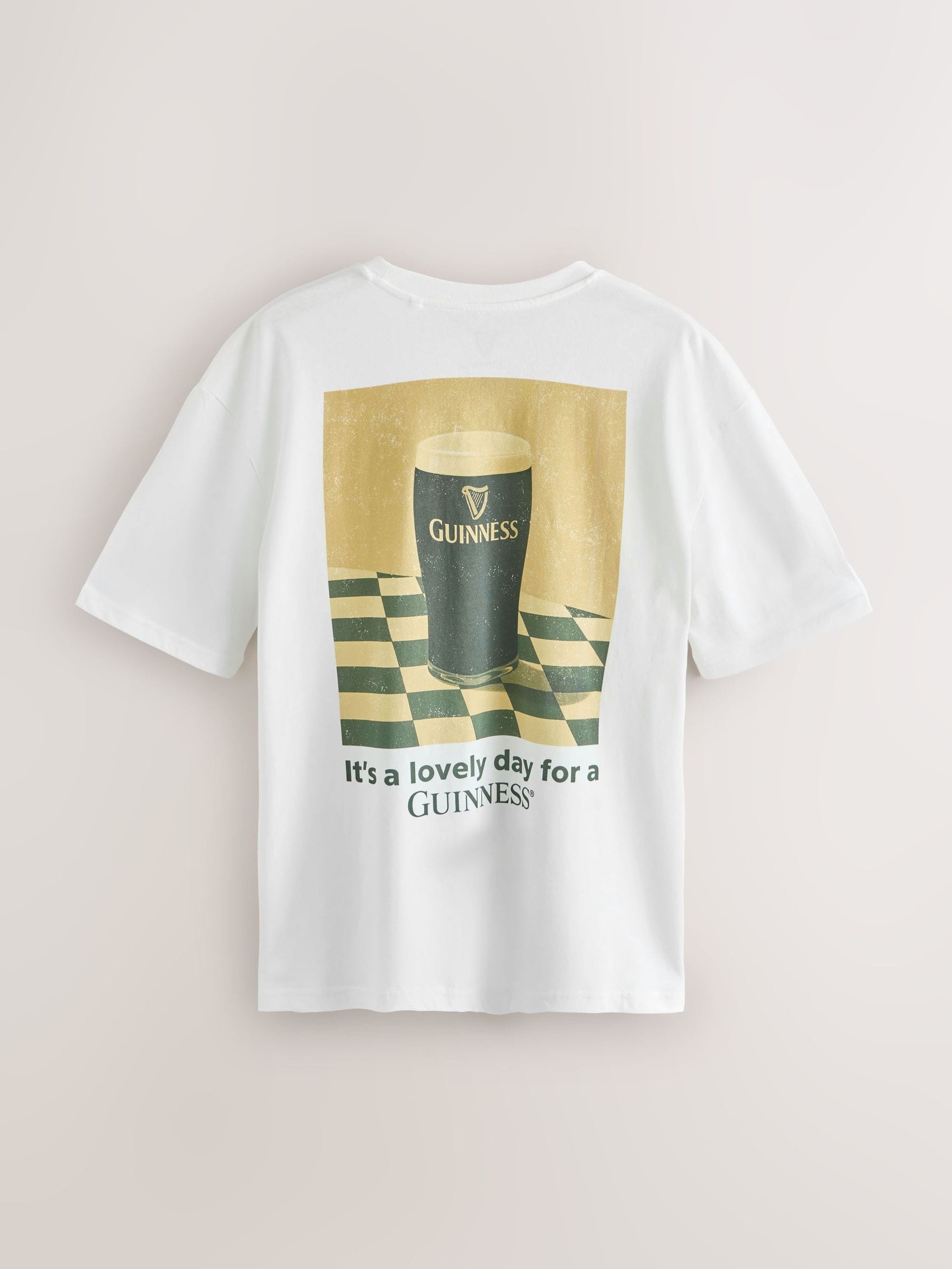 Next：日本 ホワイト - Guinness リラックスフィット Tシャツ from