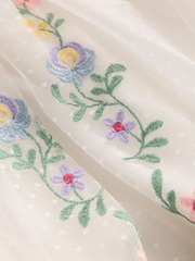 Boden Cream Tulle Cross Back Dress - Image 6 of 6