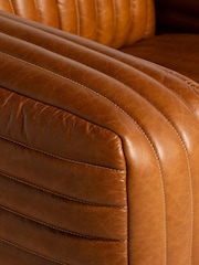 Barker and Stonehouse Brown Leather Recliner Armchair - Image 5 of 6