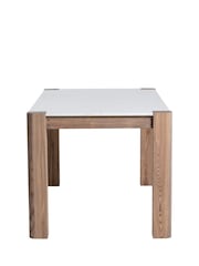 Barker and Stonehouse Brown Ash Wood Dining Table With Stone Top - Image 6 of 6