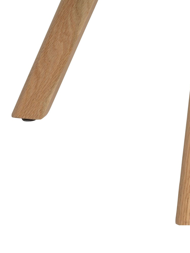 Barker and Stonehouse Natural Fabric Swivel Dining Chair - Image 6 of 6