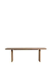 Barker and Stonehouse Brown Oak Wood 4-6 Seater Dining Table - Image 3 of 6