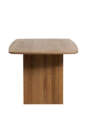 Barker and Stonehouse Brown Oak Wood 4-6 Seater Dining Table - Image 4 of 6