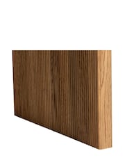 Barker and Stonehouse Brown Oak Wood 4-6 Seater Dining Table - Image 6 of 6