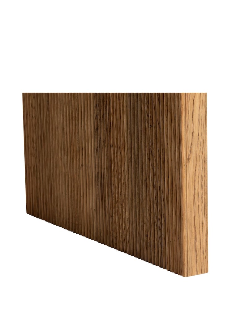 Barker and Stonehouse Brown Oak Wood 4-6 Seater Dining Table - Image 6 of 6