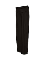 Mamalicious Black Maternity Jersey Wide Leg Trousers - Image 5 of 5