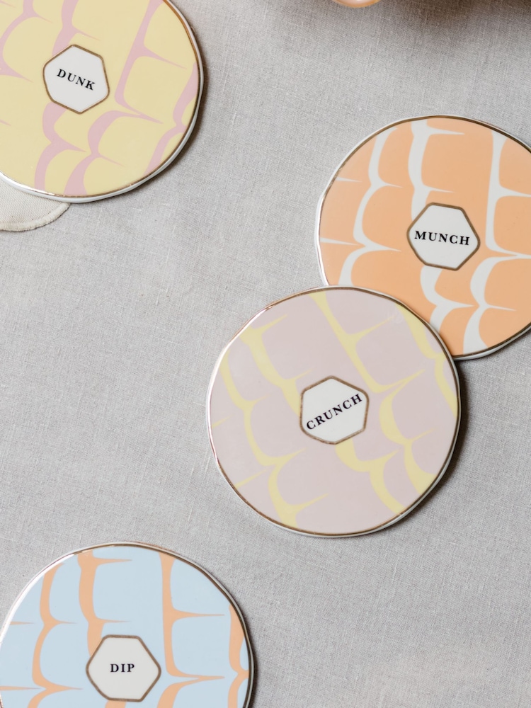 Yvonne Ellen Set of 4 Multi Party Rings Coasters - Image 2 of 2