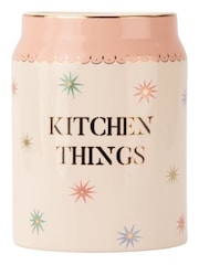 Yvonne Ellen Neutral Kitchen Things Utensil Pot - Image 1 of 2