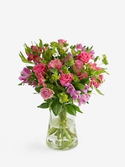 Rose and Alstromeria Flower Letterbox Bouquet - Image 4 of 6
