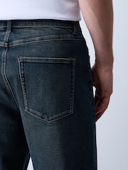Green Tint Straight Fit Essential Stretch Jeans - Image 4 of 7