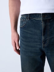 Green Tint Straight Fit Essential Stretch Jeans - Image 5 of 7
