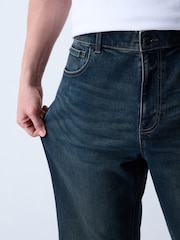 Green Tint Straight Fit Essential Stretch Jeans - Image 6 of 7