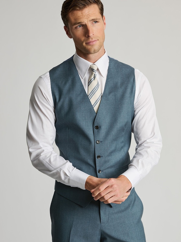 Brook Taverner Italian Wool Suit Waistcoat - صورة 1 من 2