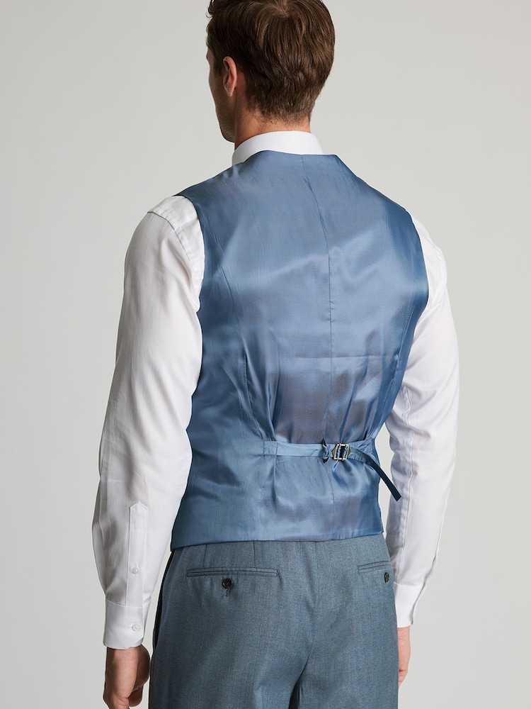 Brook Taverner Italian Wool Suit Waistcoat - صورة 2 من 2