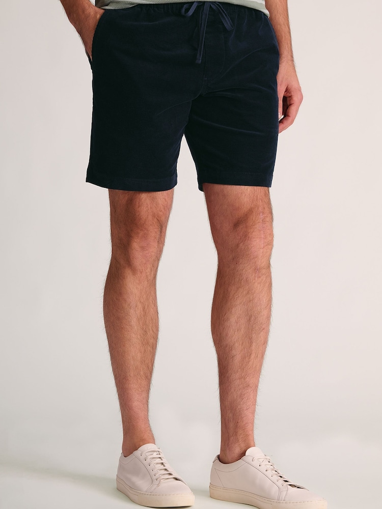 Brook Taverner Blue Corduroy Shorts - Image 1 of 4