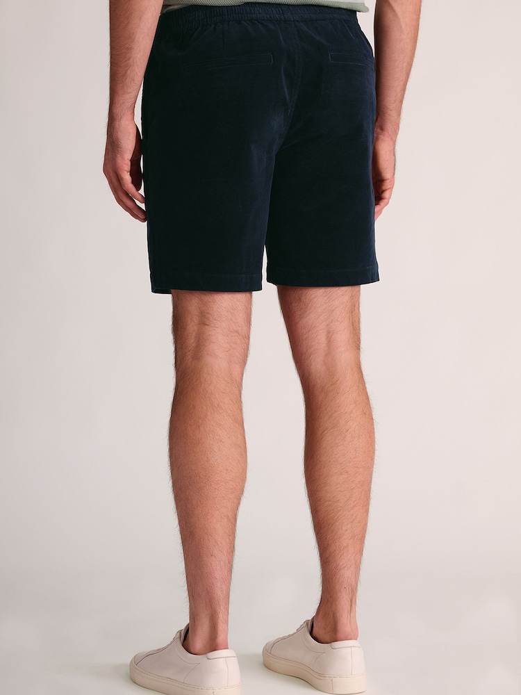 Brook Taverner Blue Corduroy Shorts - Image 2 of 4