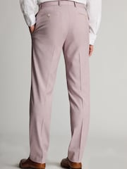 Brook Taverner Pink Textured Suit Trousers - Image 2 of 2