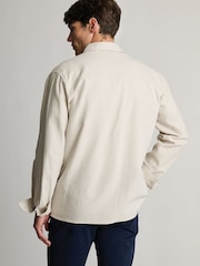 Brook Taverner Natural Cotton Linen Overshirt - Image 3 of 6