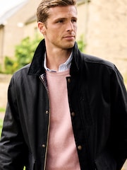 Brook Taverner Black Waxed Cotton Jacket - Image 2 of 4