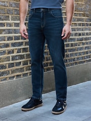 Washed Black Slim Fit Authentic Stretch Denim Jeans - Image 3 of 8