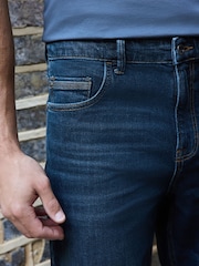 Washed Black Slim Fit Authentic Stretch Denim Jeans - Image 7 of 8