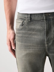Siva nijansa - Uži kroj  - Authentic Elastično Teksas Farmerke - Slika 5 od 10