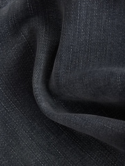 Charcoal Blue Straight Fit Authentic Stretch Denim Jeans - Image 8 of 11