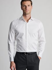 Brook Taverner White Satin Cotton Shirt - Image 1 of 7