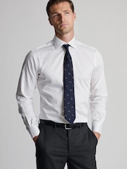 Brook Taverner White Satin Cotton Shirt - Image 2 of 7