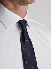 Brook Taverner White Satin Cotton Shirt - Image 3 of 7