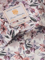 Brook Taverner Pink Floral Cotton Shirt - Image 5 of 5