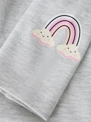 Regenbogen, grau - Name It Sweat-Top und Leggings im Set - Bild 6 von 6
