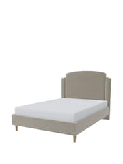 Millbrook Beds Mink Deco Arc Luxury Velvet Frame - Image 1 of 6