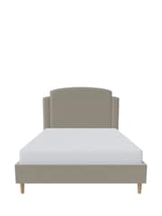 Millbrook Beds Mink Deco Arc Luxury Velvet Frame - Image 2 of 6