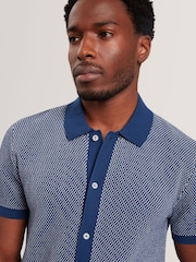 Ted Baker Short Sleeve Small Stitch Button Through Polo Shirt - Εικόνα 4 από 7